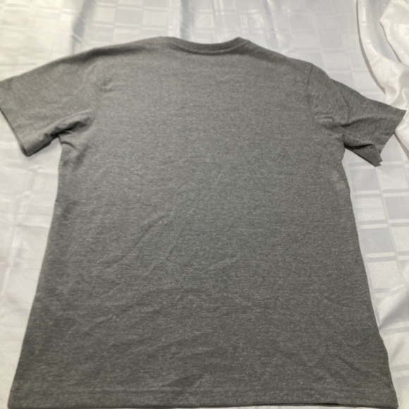 Eddie Bauer Mens Medium M Short Sleeve Crew Neck Lounge T Shirt Gray With Logo - Picture 10 of 11